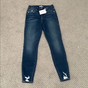 GOOD AMERICAN Good Waist High Rise Skinny Jeans